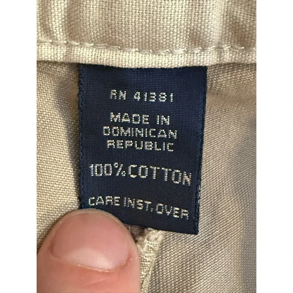 Polo Ralph Lauren Mens Pleated Chino Shorts Tan Khaki Cotton 34 6 Inch Inseam